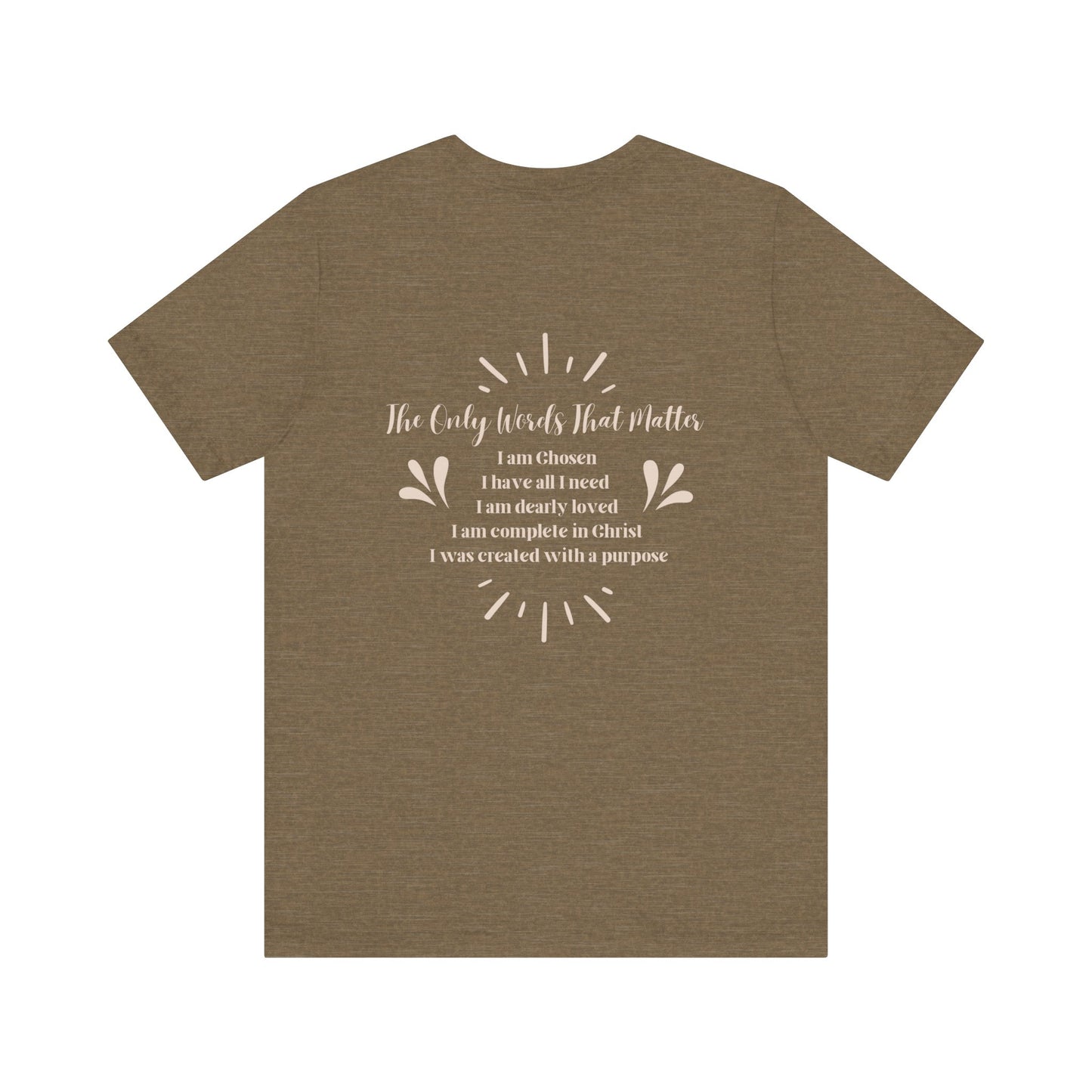 Oasis Creations "Created With Purpose" Unisex Short Sleeve Tee