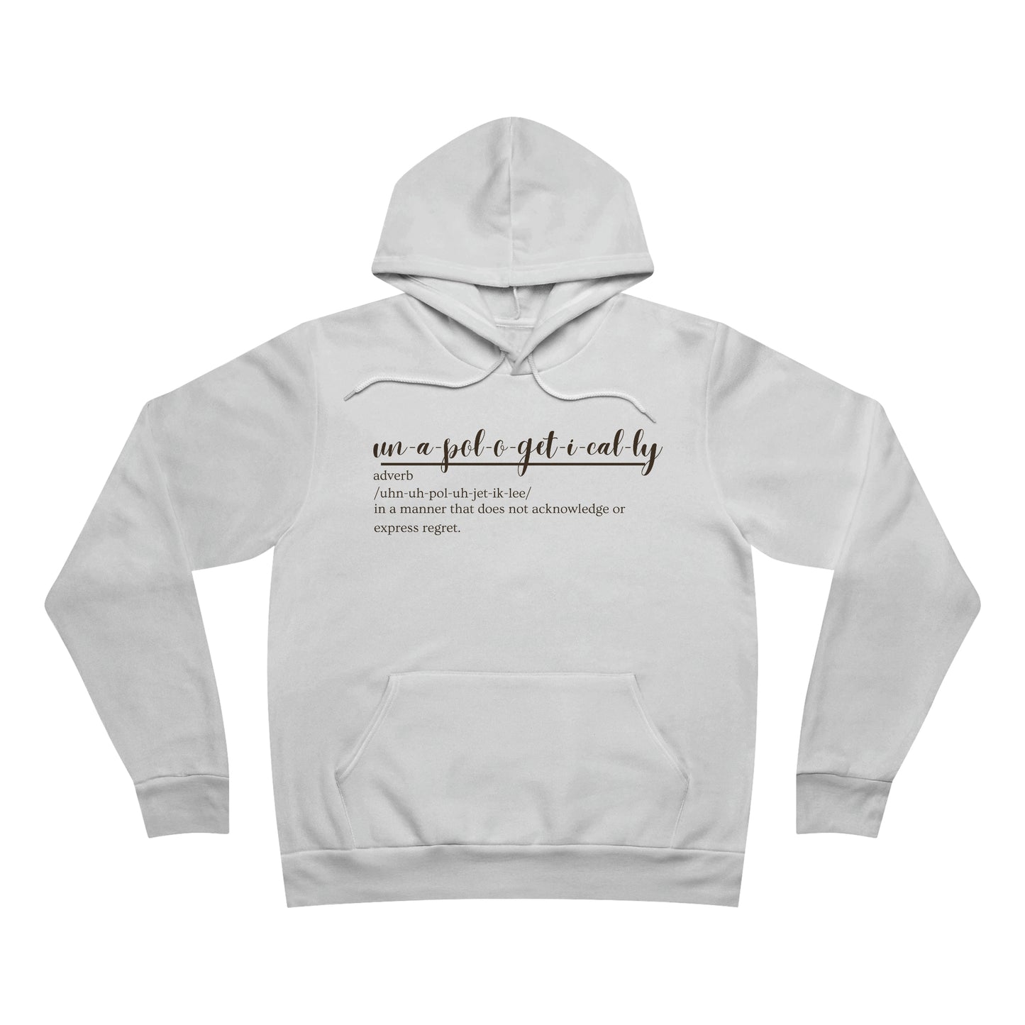 Oasis Creations Unapologetically. Me! Unisex Sponge Fleece Pullover Hoodie