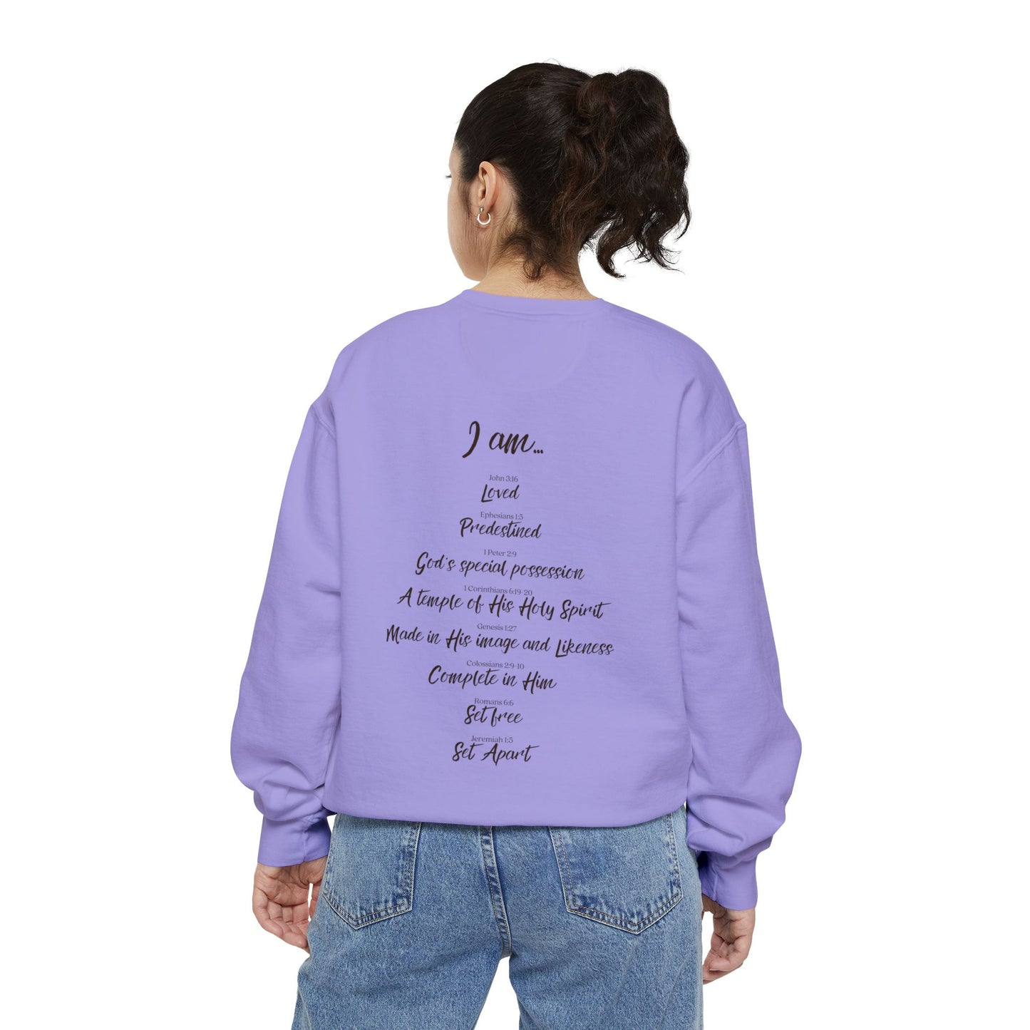 Oasis Creations Unapologetically Me Unisex Garment-Dyed Sweatshirt