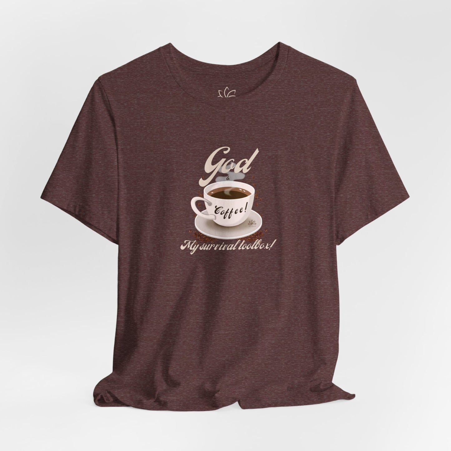 Oasis Creations Coffee Time Humorous Short Sleeve Tee