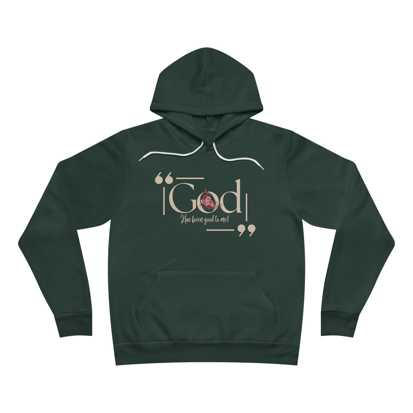 Oasis Creations God With Me Sponge Fleece Pullover Hoodie