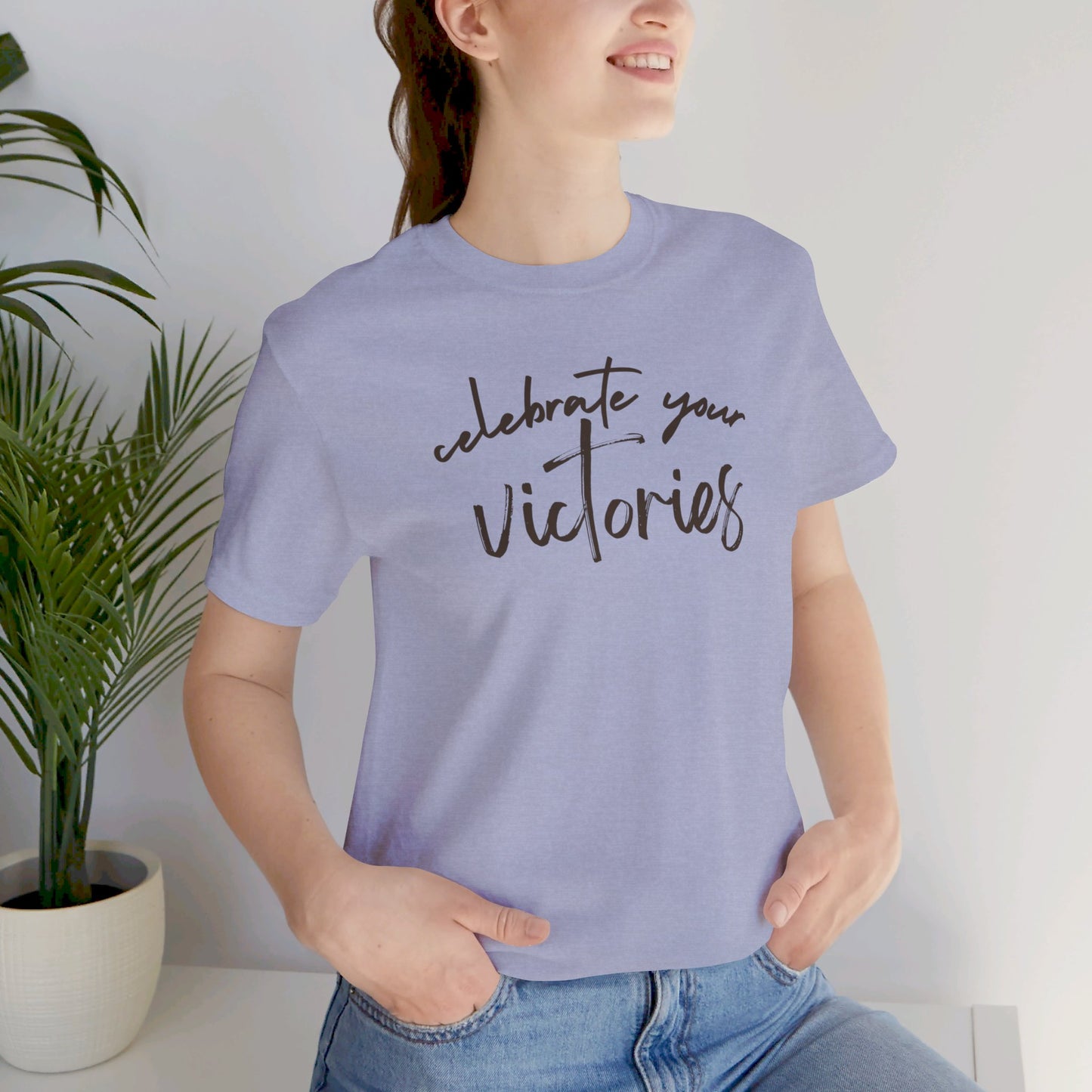 Oasis Creations Victorious in Christ Short Sleeve Tee