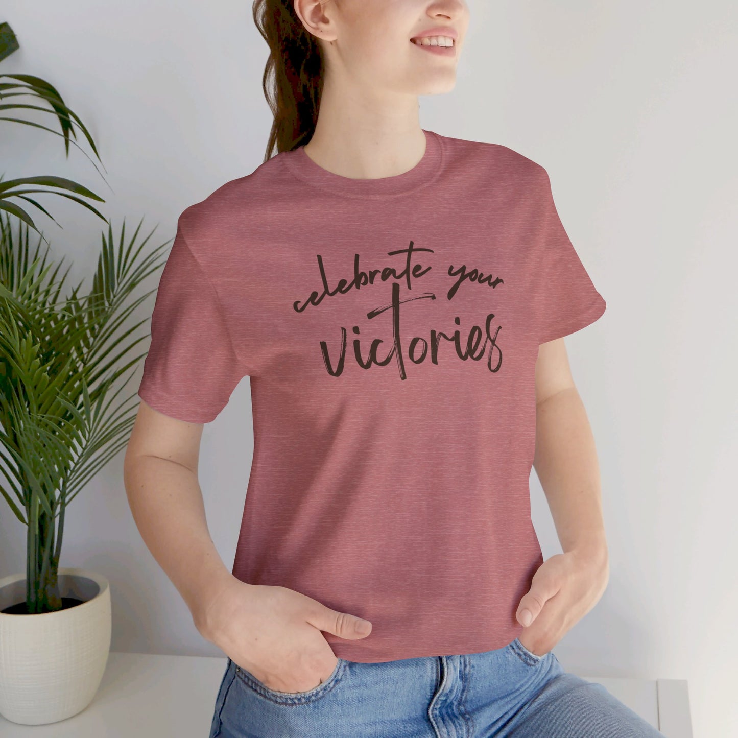 Oasis Creations Victorious in Christ Short Sleeve Tee