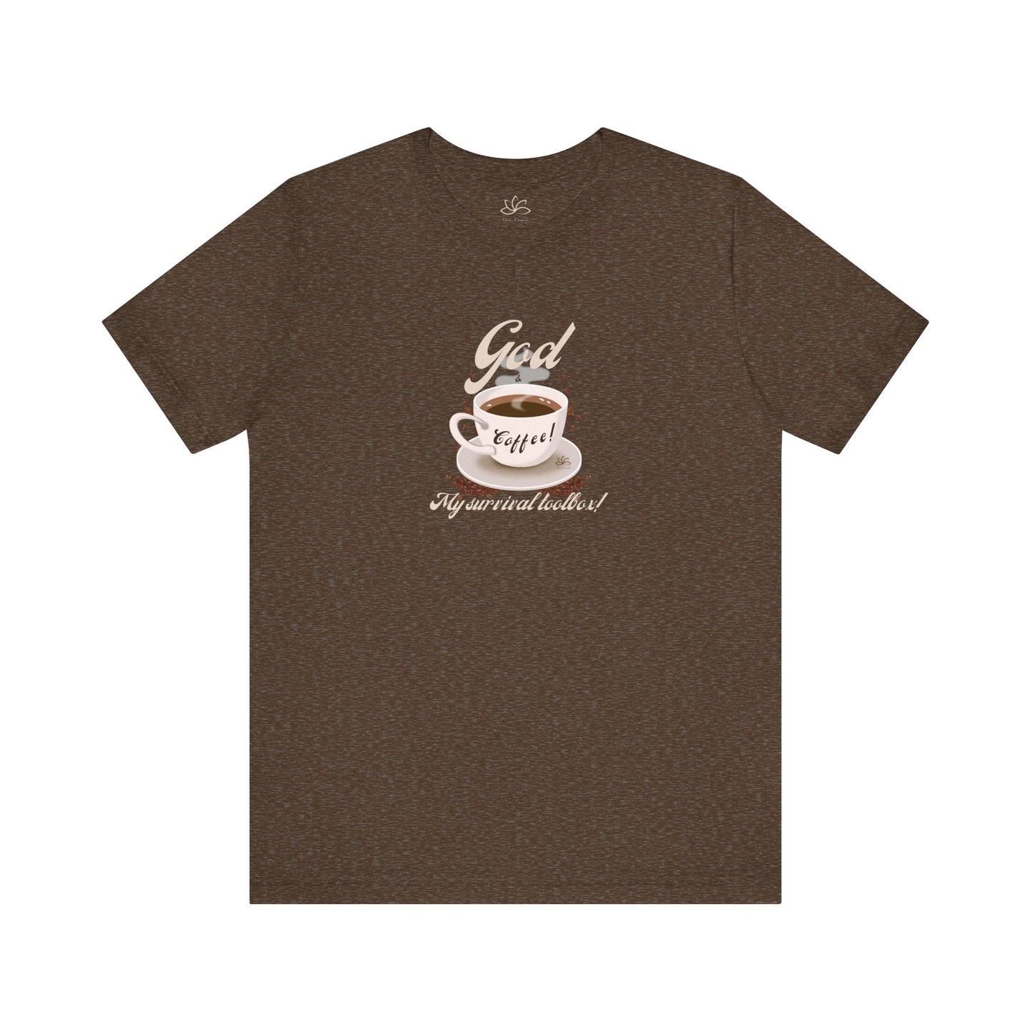 Oasis Creations Coffee Time Humorous Short Sleeve Tee