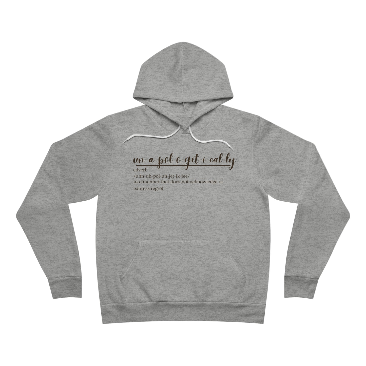 Oasis Creations Unapologetically. Me! Unisex Sponge Fleece Pullover Hoodie