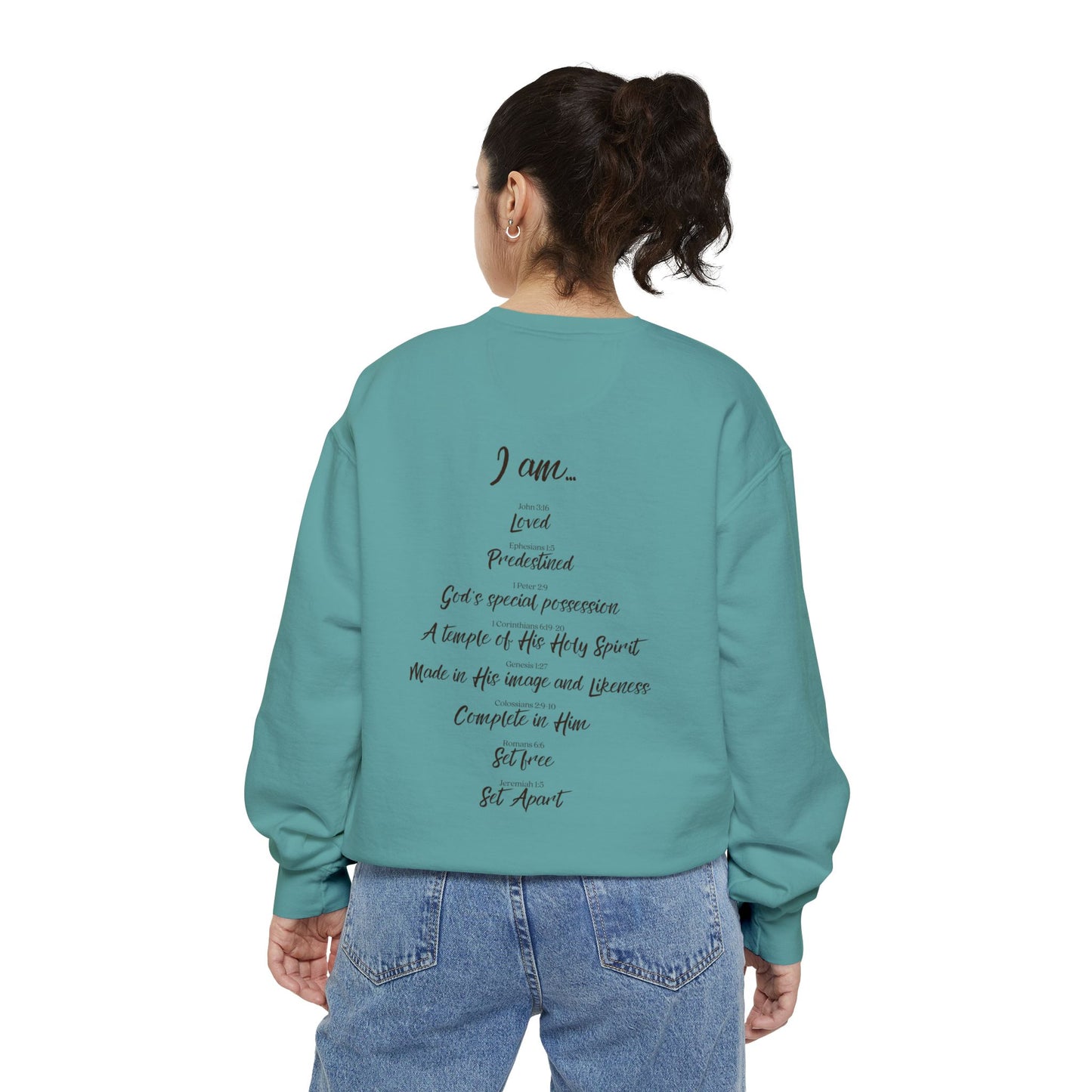 Oasis Creations Unapologetically Me Unisex Garment-Dyed Sweatshirt