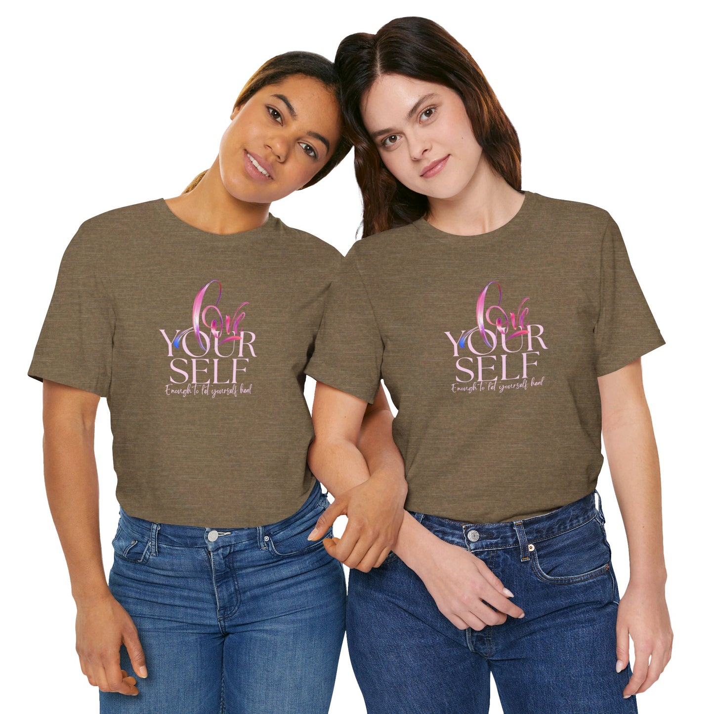 Oasis Creations Love Yourself Enough to Let Yourself Heal Short Sleeve Tee