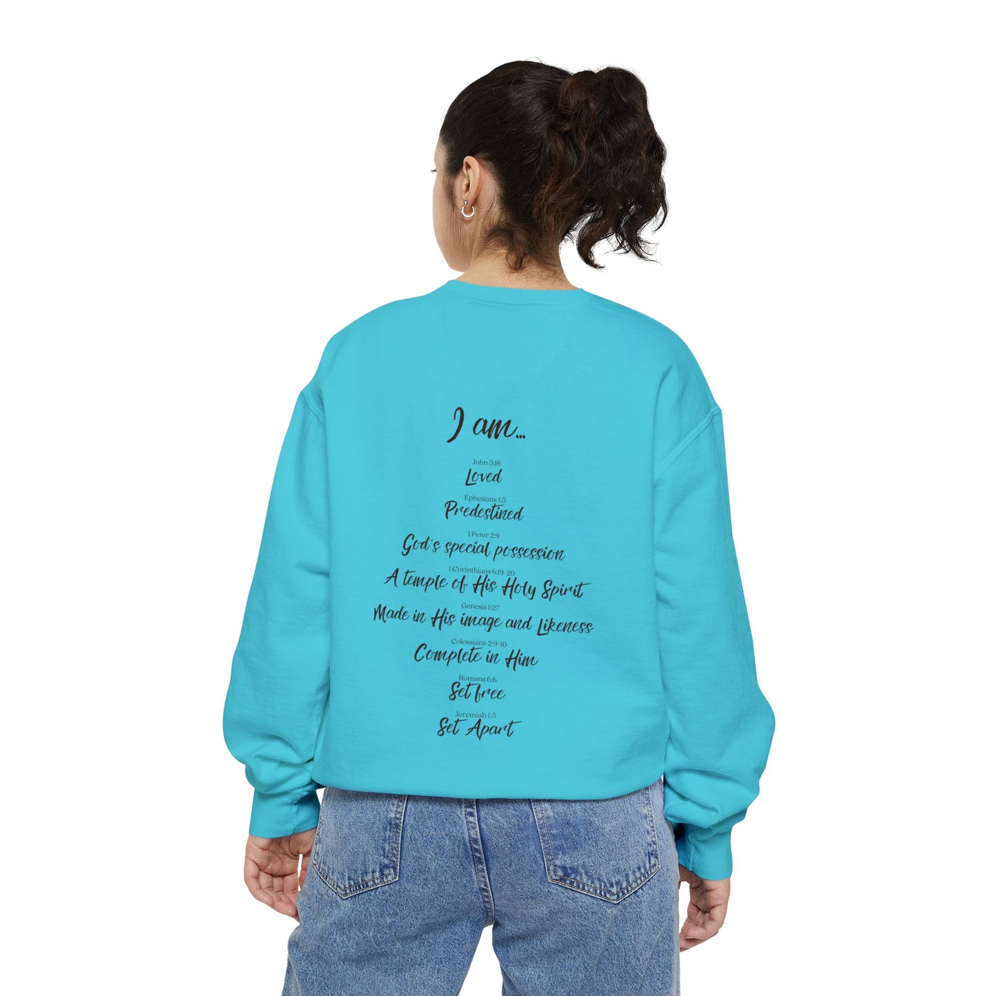 Oasis Creations Unapologetically Me Unisex Garment-Dyed Sweatshirt