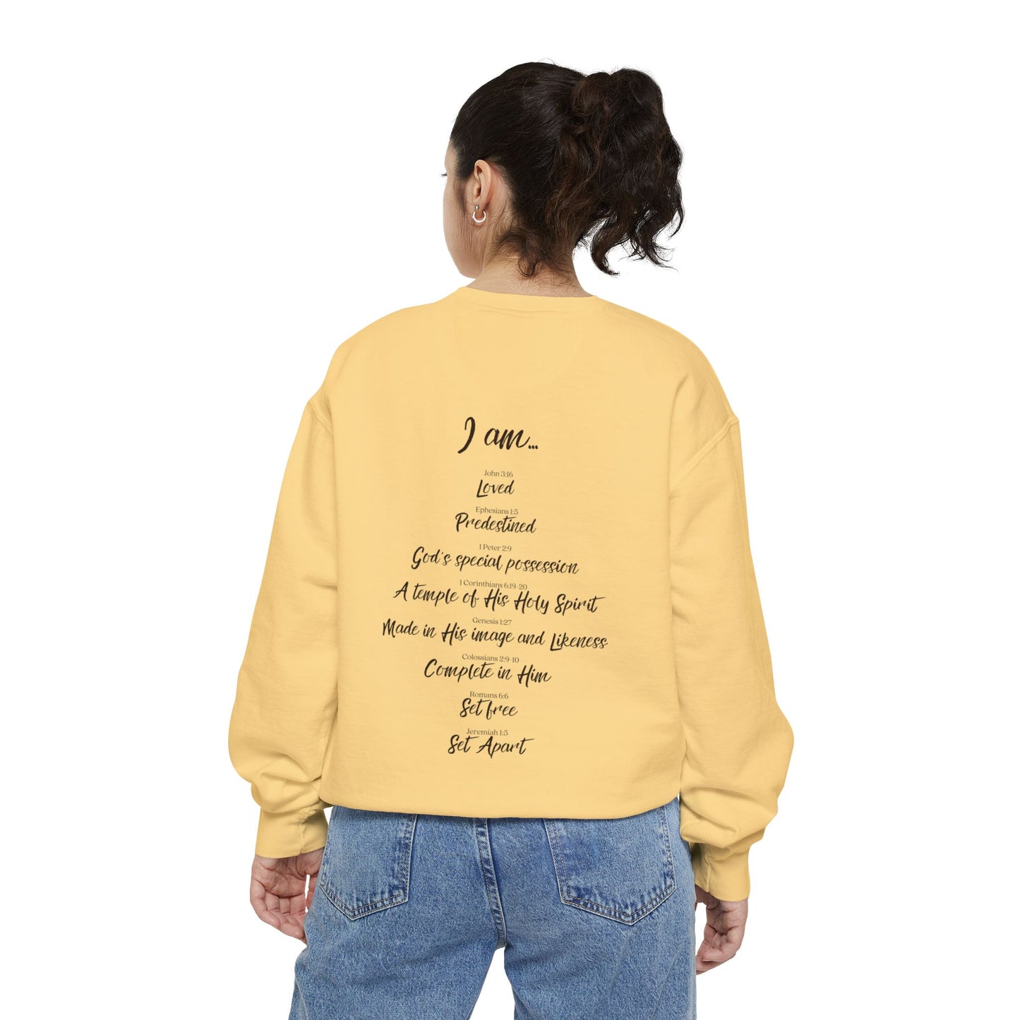 Oasis Creations Unapologetically Me Unisex Garment-Dyed Sweatshirt