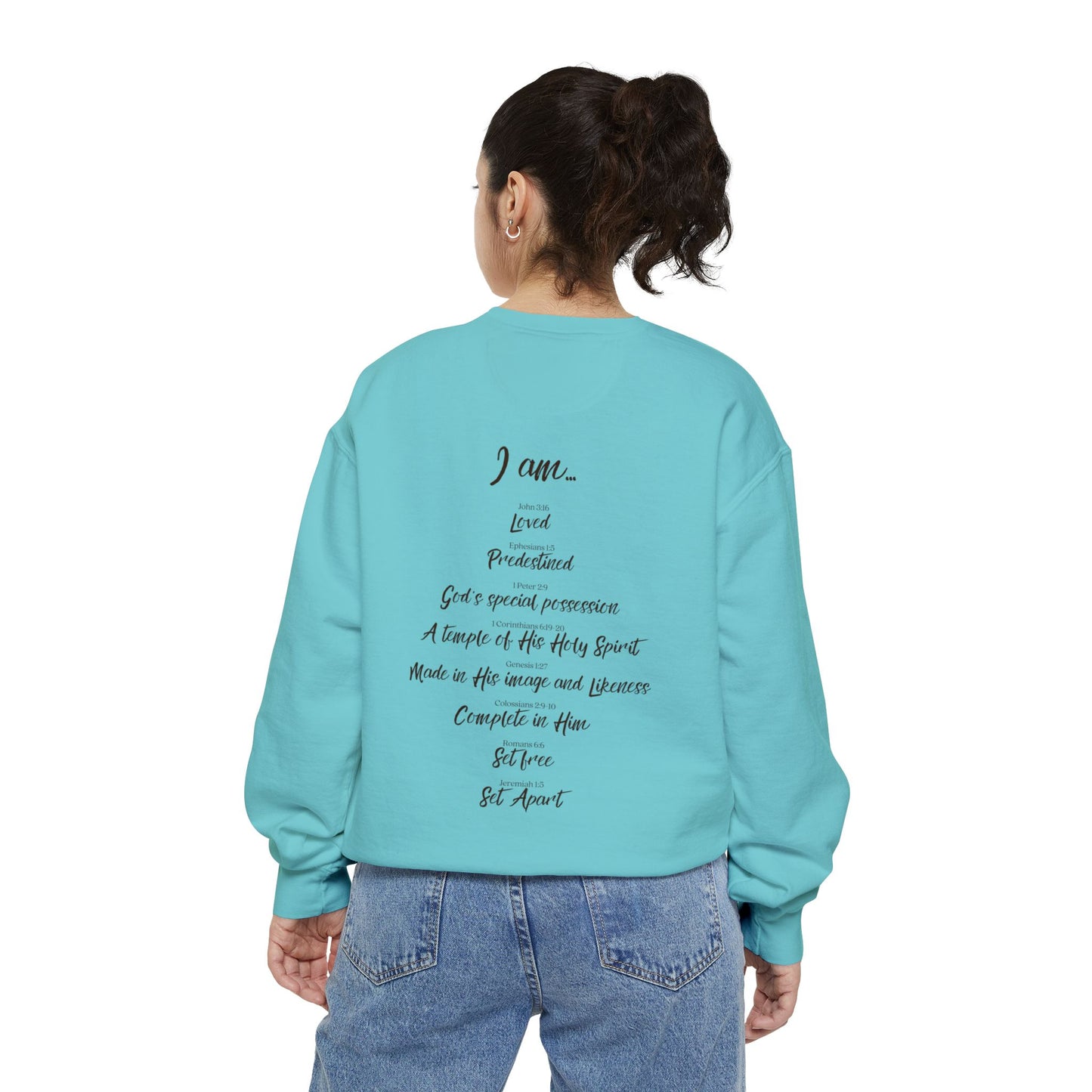 Oasis Creations Unapologetically Me Unisex Garment-Dyed Sweatshirt