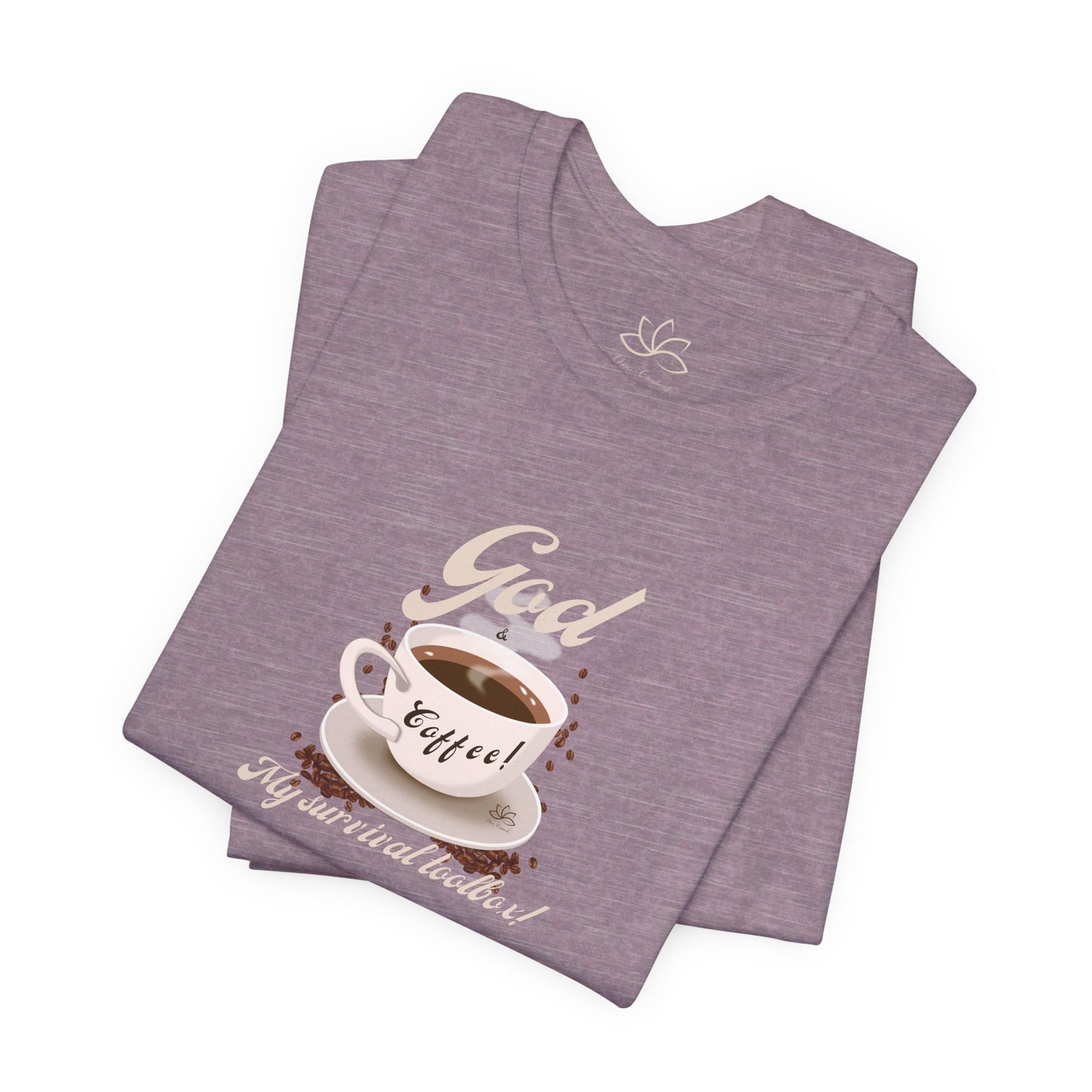 Oasis Creations Coffee Time Humorous Short Sleeve Tee