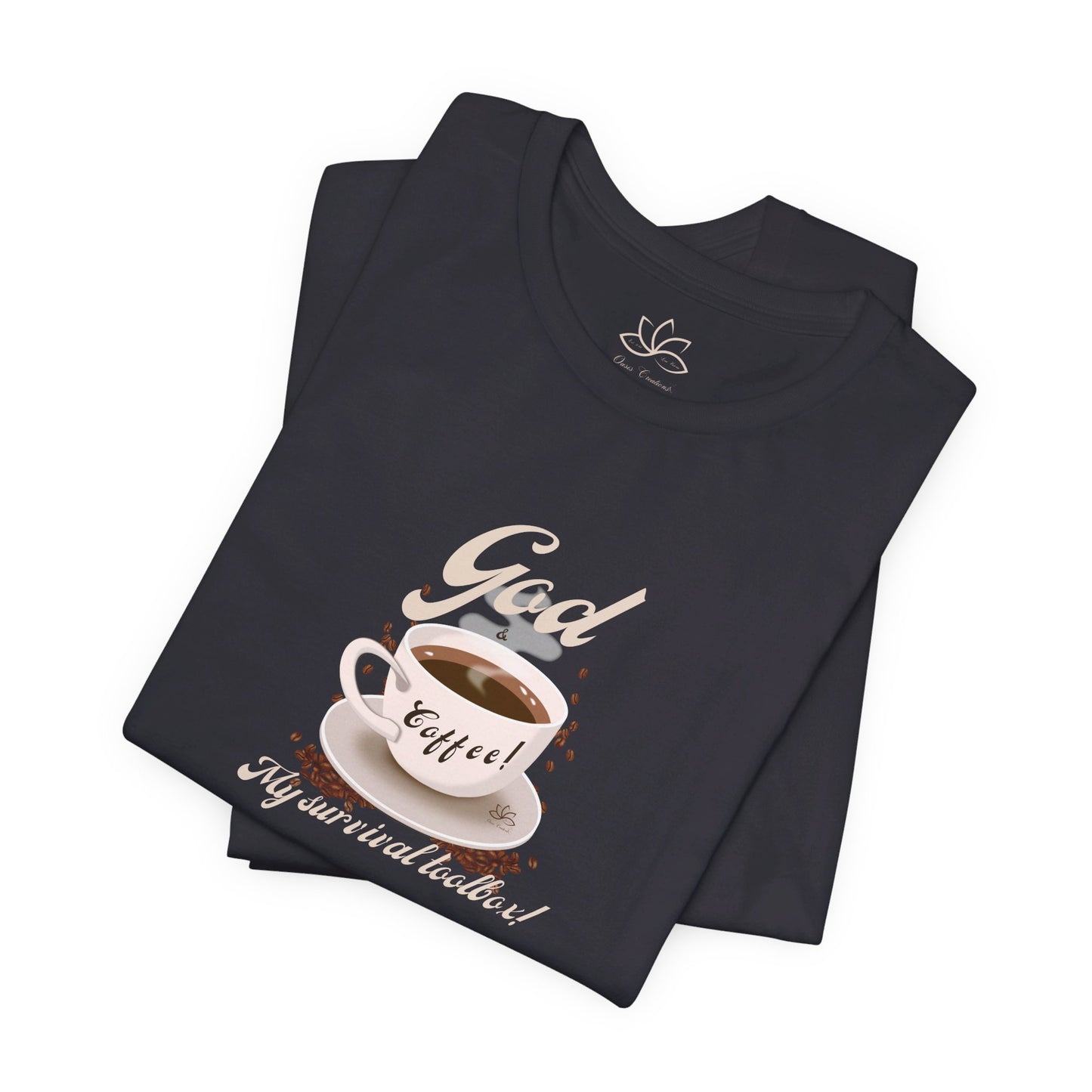 Oasis Creations Coffee Time Humorous Short Sleeve Tee