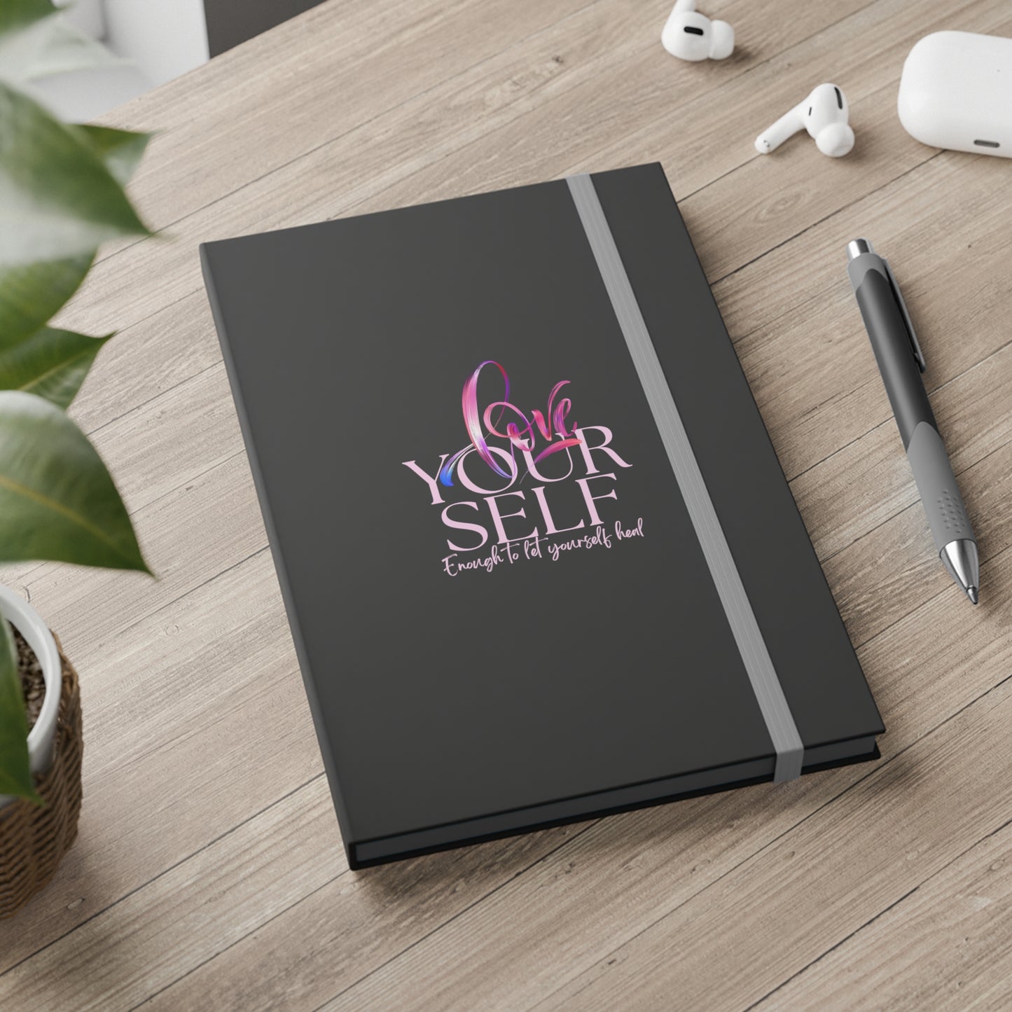 Oasis Creations Let Yourself Heal Color Contrast Journal Notebook - Ruled