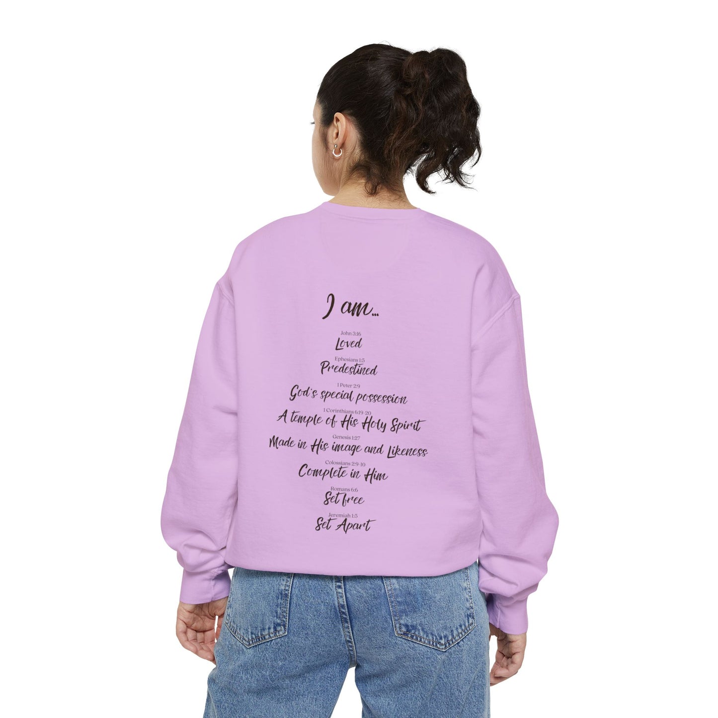 Oasis Creations Unapologetically Me Unisex Garment-Dyed Sweatshirt