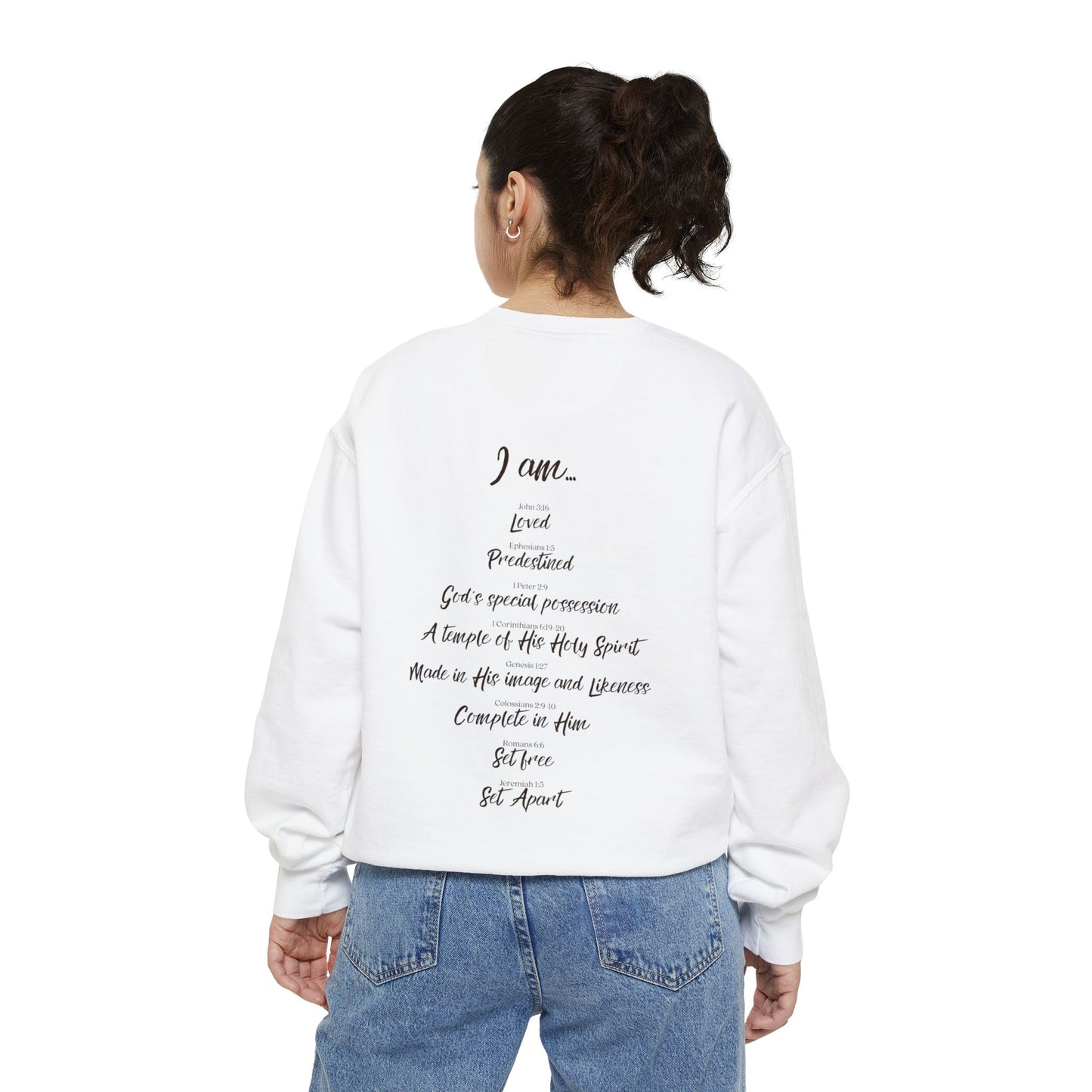 Oasis Creations Unapologetically Me Unisex Garment-Dyed Sweatshirt