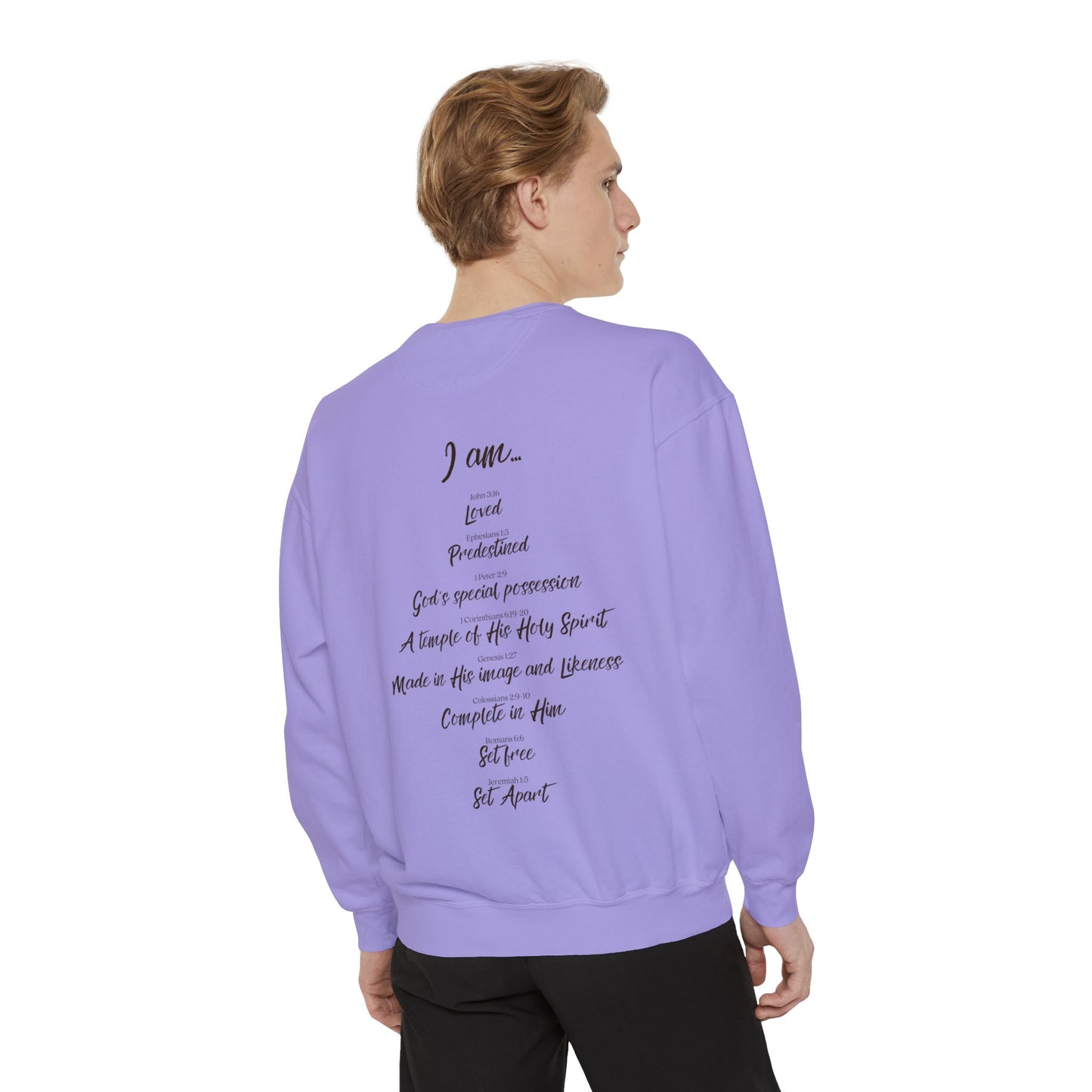 Oasis Creations Unapologetically Me Unisex Garment-Dyed Sweatshirt