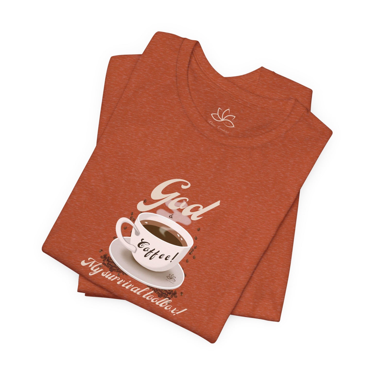 Oasis Creations Coffee Time Humorous Short Sleeve Tee