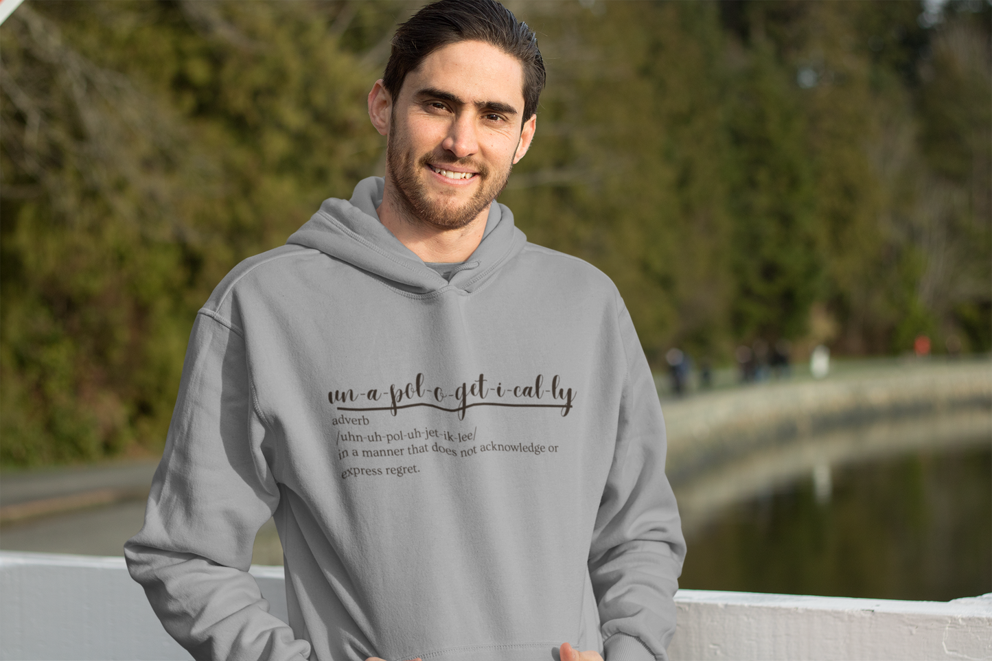 Oasis Creations Unapologetically. Me! Unisex Sponge Fleece Pullover Hoodie