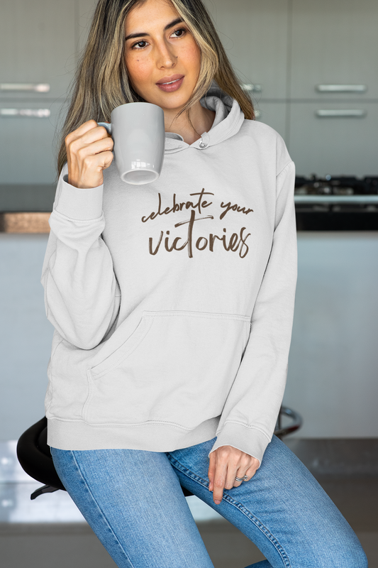 Oasis Creations Celebrate Your Victories Unisex Sponge Fleece Pullover Hoodie