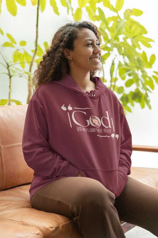 Oasis Creations God With Me Sponge Fleece Pullover Hoodie